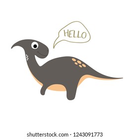 Dinosaur. Vector illustration