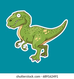 Dinosaur. Vector illustration.