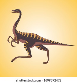 Dinosaur vector illustration, ancient animal