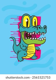 dinosaur vector illustration for beast reptile symbol