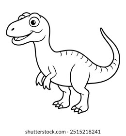Dinosaur vector illustration editable project.