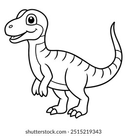 Dinosaur vector illustration editable project.