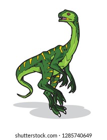 Dinosaur Vector Illustration Full Color suitable for any graphic design related project