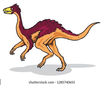 Dinosaur Vector Illustration Full Color suitable for any graphic design related project