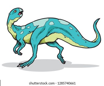 Dinosaur Vector Illustration Full Color suitable for any graphic design related project