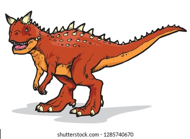 Dinosaur Vector Illustration Full Color suitable for any graphic design related project