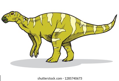 Dinosaur Vector Illustration Full Color suitable for any graphic design related project