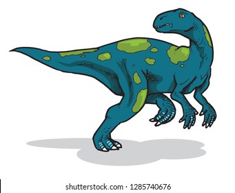Dinosaur Vector Illustration Full Color suitable for any graphic design related project