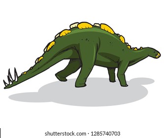 Dinosaur Vector Illustration Full Color suitable for any graphic design related project