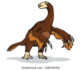 Dinosaur Vector Illustration Full Color suitable for any graphic design related project