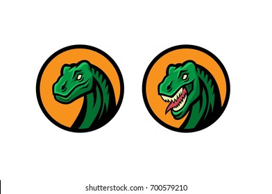 Dinosaur vector illustration set