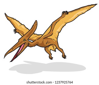 Dinosaur vector illustration suitable for education and any related graphic design project