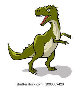 Dinosaur. Vector illustration. Tyrannosaurus