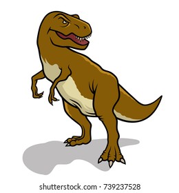 Dinosaur. Vector illustration. Tyrannosaurus