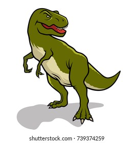 Dinosaur. Vector illustration. Tyrannosaurus