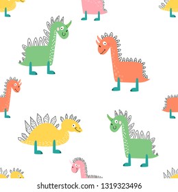 dinosaur vector pattern