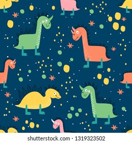 dinosaur vector pattern