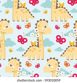 dinosaur Vector Pattern