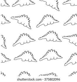 dinosaur vector, seamless