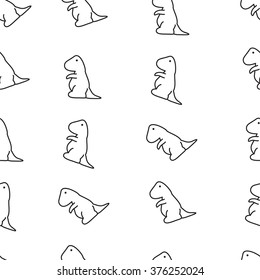 dinosaur vector, seamless