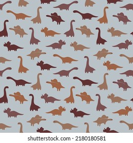 dinosaur vector seamless pattern predator dino character print cartoon background