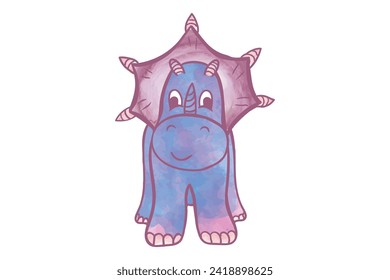 Dinosaur Watercolor, Baby Dinosaur, Kids Dinosaur, T-Rex, Dino, Baby Dinosaur, Jurassic, Clip Art