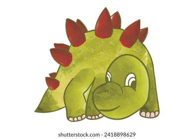 Dinosaur Watercolor, Baby Dinosaur, Kids Dinosaur, T-Rex, Dino, Baby Dinosaur, Jurassic, Clip Art