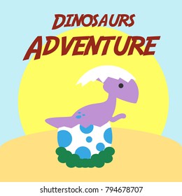 Dinosaurs Adventure Illustration