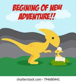 Dinosaurs Adventure Illustration
