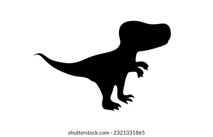 Dinosaurs cartoon illustration, dinosaur silhouette, dino vector, dino shadow, triceratops, stegosaurus, brontosaurus, t rex, parasaurolophus. and hatched dinosaur egg.