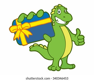 dinosaurs character logo icon vector