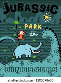 dinosaurs cute animal,vector illuatration icon