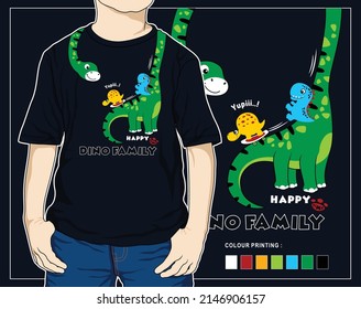 dinosaurs family, vector animal cartoon illustration design