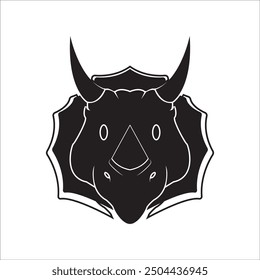 DINOSAURS ICON VECTOR ILLUSTRATION SYMBOL DESIGN