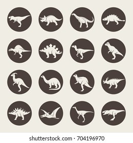 Dinosaurs icons