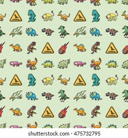 Dinosaurs icons set,eps10