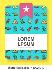 Dinosaurs icons set,eps10