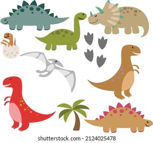 Dinosaurs Illustrations, Dinosaurs Clipart, T-Rex Illustrations, T-Rex Clipart