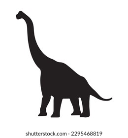 Dinosaurier und Jurassische Dino-Monster-Symbole. Vektor-Silhouette von Triceratops oder T-rex, Brontosaurus oder Pterodactyl und Stegosaurus, Pteranodon oder Ceratosaurus und parasaurolophus reptile