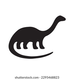 Dinosaurs and Jurassic dino monsters icons. Vector silhouette of triceratops or T-rex, brontosaurus or pterodactyl and stegosaurus, pteranodon or ceratosaurus and parasaurolophus reptile