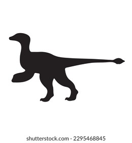 Dinosaurs and Jurassic dino monsters icons. Vector silhouette of triceratops or T-rex, brontosaurus or pterodactyl and stegosaurus, pteranodon or ceratosaurus and parasaurolophus reptile