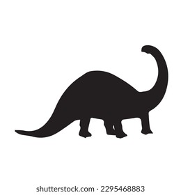 Dinosaurs and Jurassic dino monsters icons. Vector silhouette of triceratops or T-rex, brontosaurus or pterodactyl and stegosaurus, pteranodon or ceratosaurus and parasaurolophus reptile