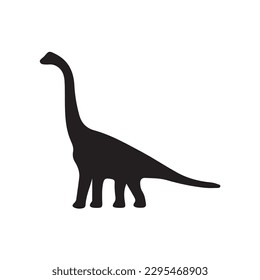 Dinosaurs and Jurassic dino monsters icons. Vector silhouette of triceratops or T-rex, brontosaurus or pterodactyl and stegosaurus, pteranodon or ceratosaurus and parasaurolophus reptile