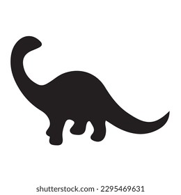 Dinosaurs and Jurassic dino monsters icons. Vector silhouette of triceratops or T-rex, brontosaurus or pterodactyl and stegosaurus, pteranodon or ceratosaurus and parasaurolophus reptile