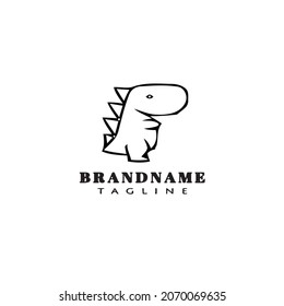 dinosaurs logo icon design vector modern vector illustration