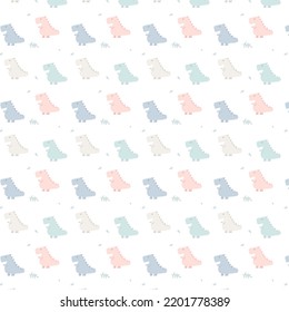 Dinosaurs. Pastel textiles for children. For babies .