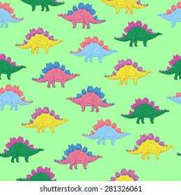 Dinosaurs pattern.
