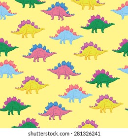 Dinosaurs pattern.
