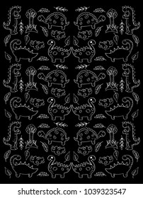 Dinosaurs pattern design