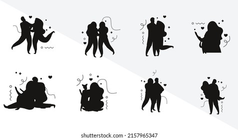 Dinosaurs Premium set Silhouettes Design Vector Templates